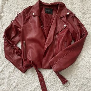 Red Moto Jacket